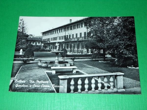 Cartolina Bollate - Via Matteotti - Giardino e Casa Comm. …