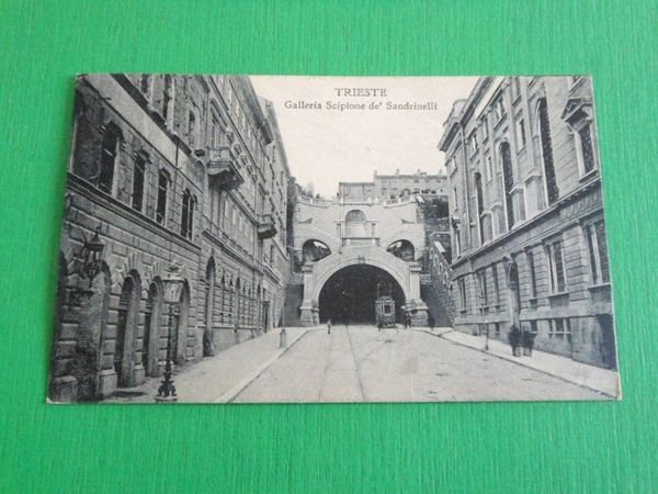 Cartolina Trieste - Galleria Scipione de' Sandrinelli 1923