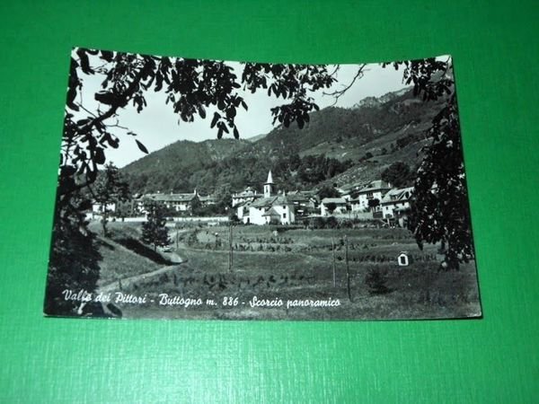 Cartolina Valle dei Pittori - Buttogno - Scorcio panoramico 1965