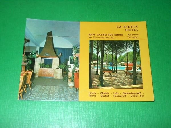 Cartolina Castel Volturno ( Caserta ) - La Siesta Hotel …