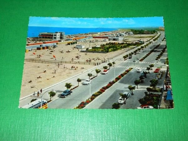 Cartolina Lido di Sottomarina - Lungomare 1970