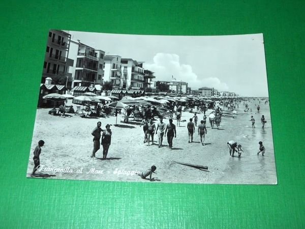 Cartolina Francavilla al Mare - Spiaggia 1964