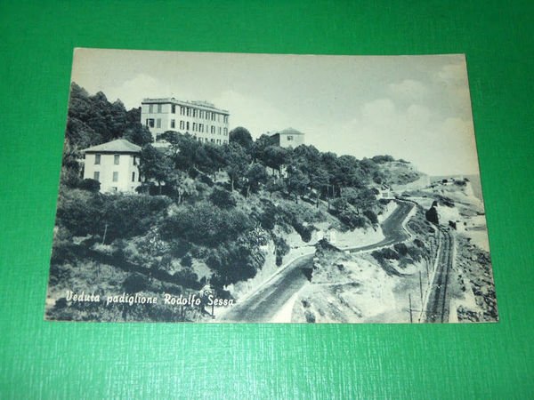 Cartolina Celle Ligure - Colonia Marina Milanese - Padiglione Rodolfo …