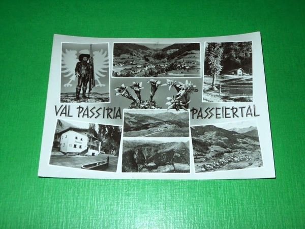 Cartolina Val Passiria - Passeiertal - Vedute diverse 1964