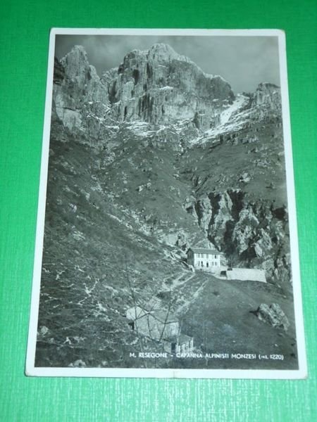 Cartolina M. Resegone - Capanna Alpinisti Monzesi 1936