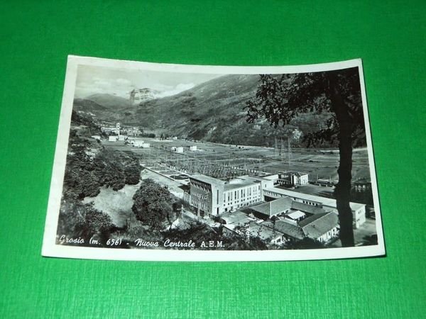 Cartolina Grosio - Nuova Centrale A.E.M. 1966 | Immagine principale