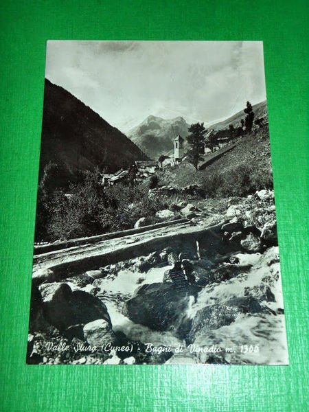 Cartolina Valle Stura ( Cuneo ) - Bagni di Vinadio …