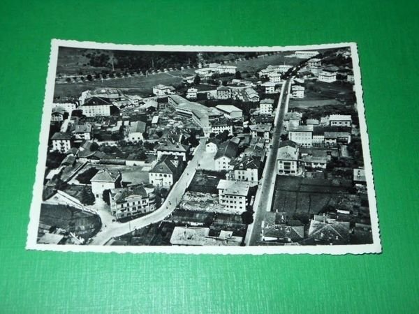 Cartolina Predazzo - Panorama visto dall'aereo 1950 ca