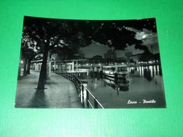 Cartolina Lecco - Pontile 1960 ca