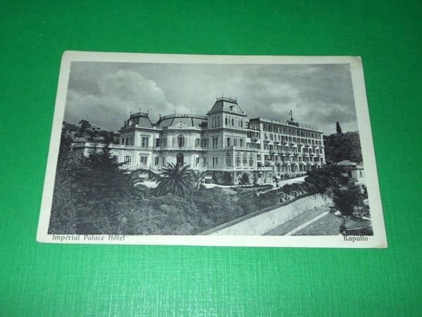 Cartolina Rapallo - Imperial Palace Hotel 1930 ca | Immagine principale