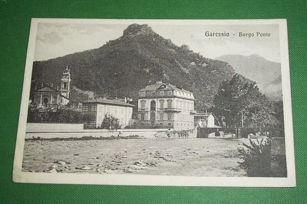 Cartolina Garessio - Borgo Ponte 1920 ca | Immagine principale