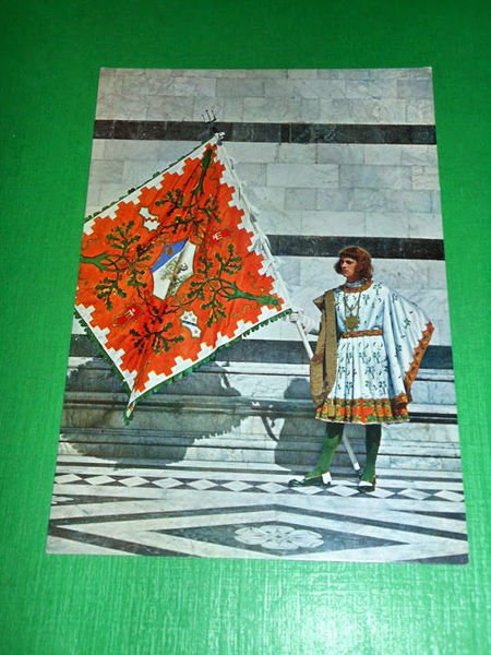 Cartolina Le Storiche Contrade di Siena - Paggio Maggiore della …
