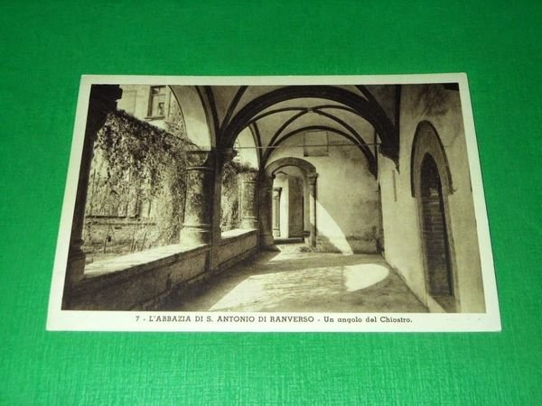 Cartolina Abbazia di Sant'Antonio di Ranverso - Angolo del Chiostro …