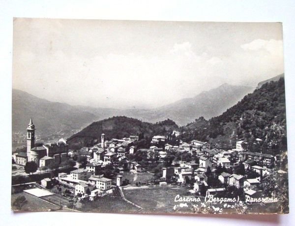 Cartolina Carenno - Panorama 1955 ca