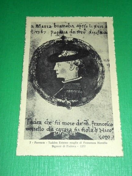 Cartolina Ferrara - Taddea Estense d 'Este 1935 ca.
