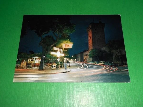 Cartolina Porto Recanati - Notturno 1971