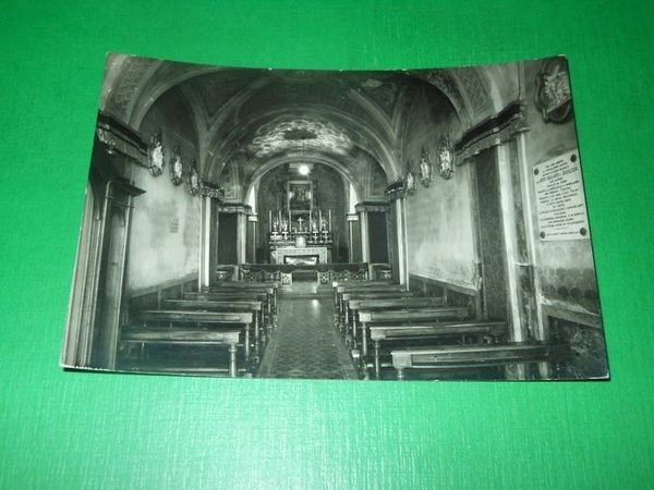 Cartolina Duno Valcuvia - Interno Chiesa Parrocchiale 1950 ca