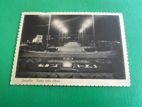 Cartolina Senigallia - Piazza della Libertà 1940 ca. #1