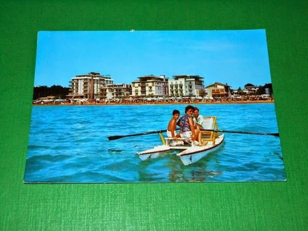 Cartolina Jesolo Lido - Vita di mare 1965