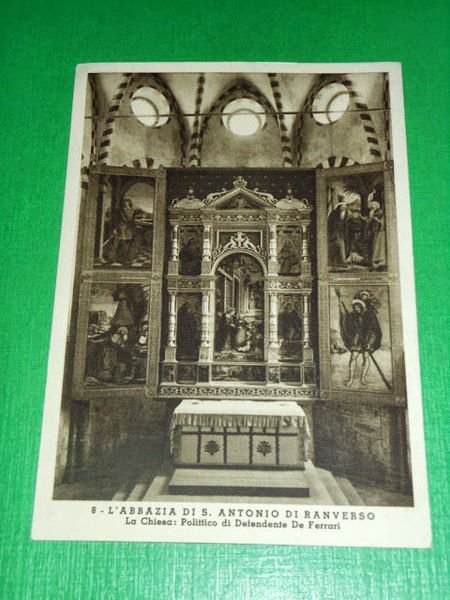 Cartolina Abbazia di Sant'Antonio di Ranverso - La Chiesa : …
