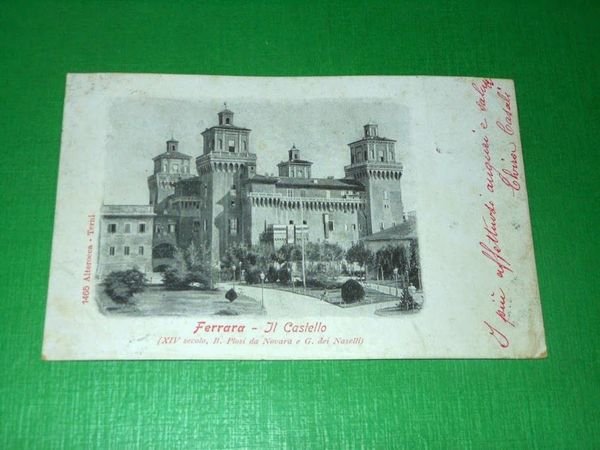 Cartolina Ferrara - Il Castello 1900 ca