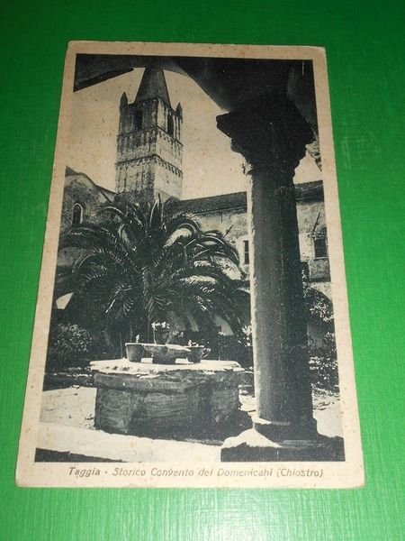 Cartolina Taggia - Storico Convento dei Domenicani ( Chiostro ) …