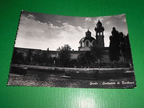 Cartolina Grado - Santuario di Barbana 1951