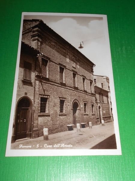 Cartolina Ferrara - Casa dell' Ariosto 1930 ca
