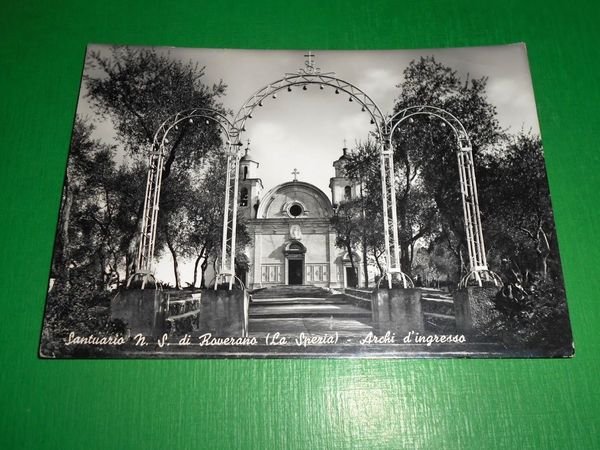 Cartolina Santuario N. S. di Roverano ( La Spezia ) …