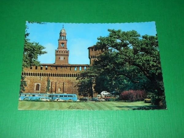 Cartolina Milano - Castello Sforzesco 1965 ca