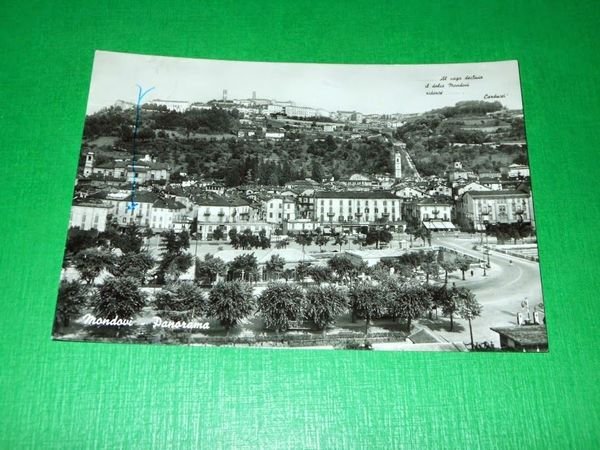 Cartolina Mondovì - Panorama 1955