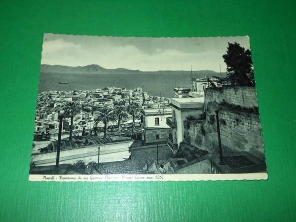 Cartolina Napoli - Panorama da via Gaetano Donizetti Vomero 1951