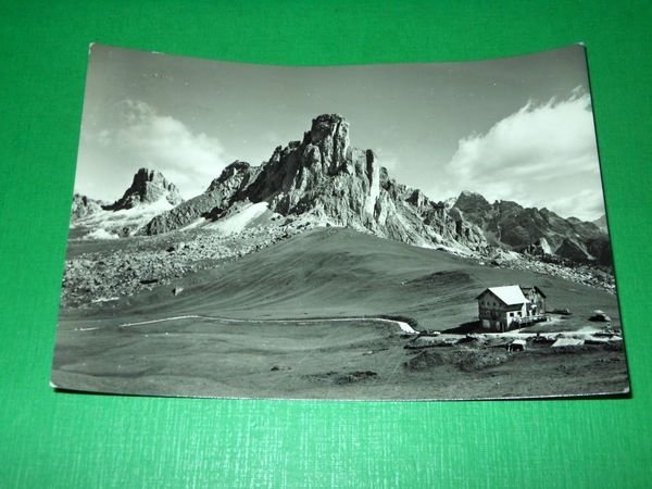Cartolina Rifugio Passo Giau Belvedere - Gusella 1955