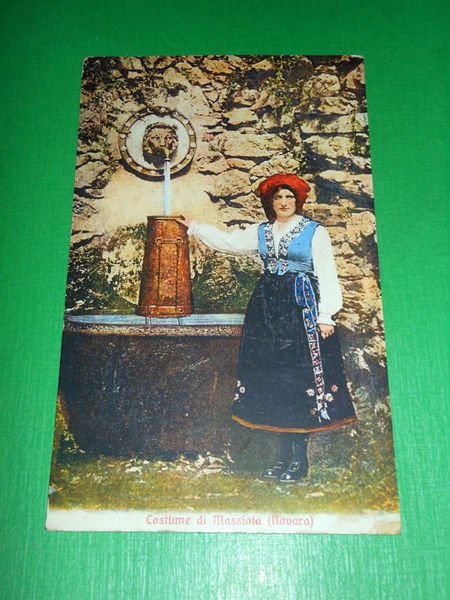 Cartolina Massiola - Costume 1915 ca