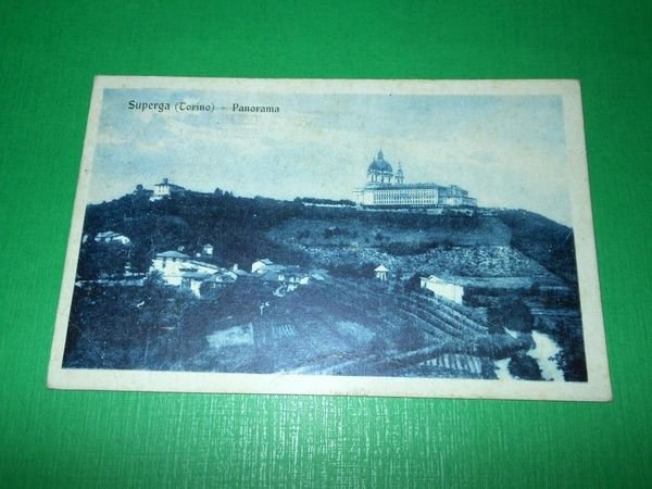 Cartolina Superga ( Torino ) - Panorama 1923 | Immagine Gallery 1