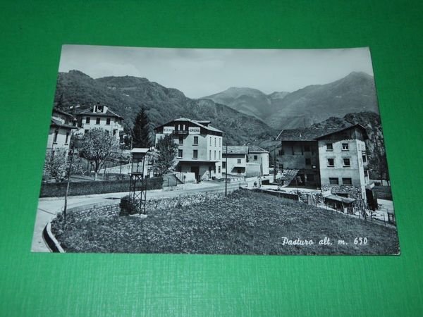 Cartolina Pasturo ( Lecco ) - Scorcio panoramico 1958