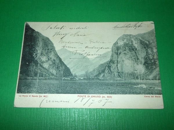 Cartolina Ponte di Chiuso - Rocca di Baiedo - Corna … | Immagine Gallery 1
