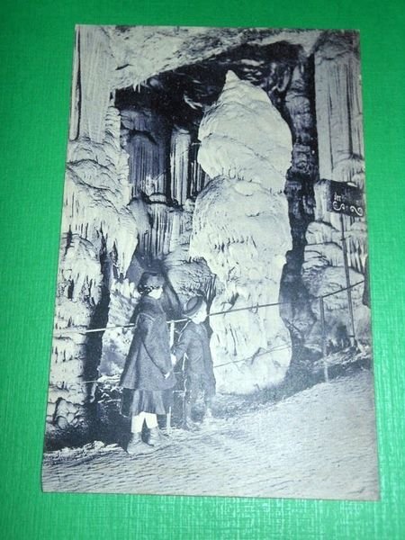 Cartolina Postumia Grotte - Adelsberger Grotta - Postojnska jama 1920 …
