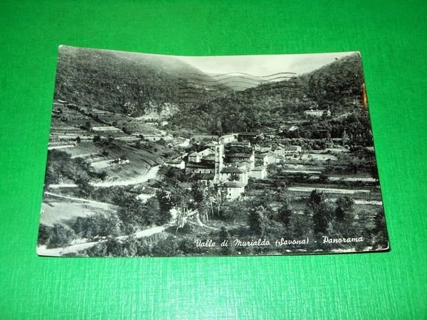 Cartolina Valle di Murialdo ( Savona ) - Panorama 1956