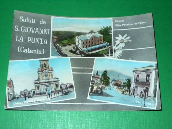 Cartolina Saluti da San Giovanni La Punta ( Catania ) …
