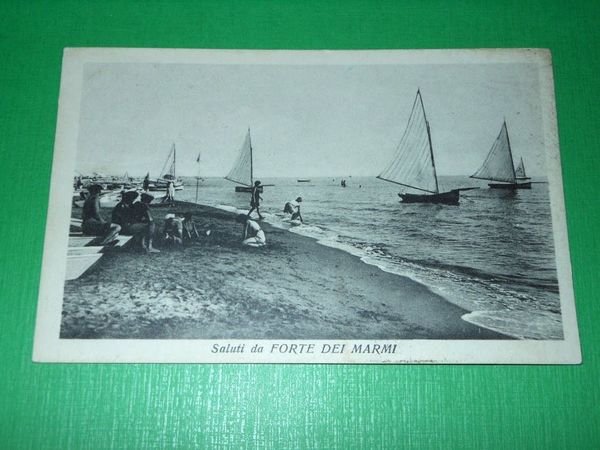 Cartolina Saluti da Forte dei Marmi 1932