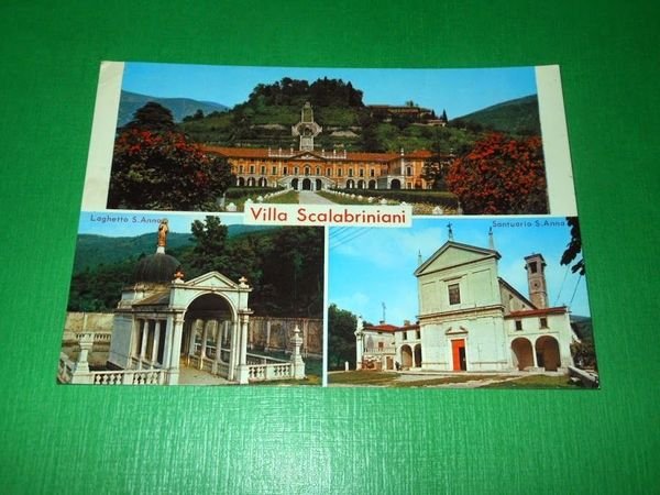 Cartolina Rezzato ( Brescia ) - Villa Scalabriniani 1968