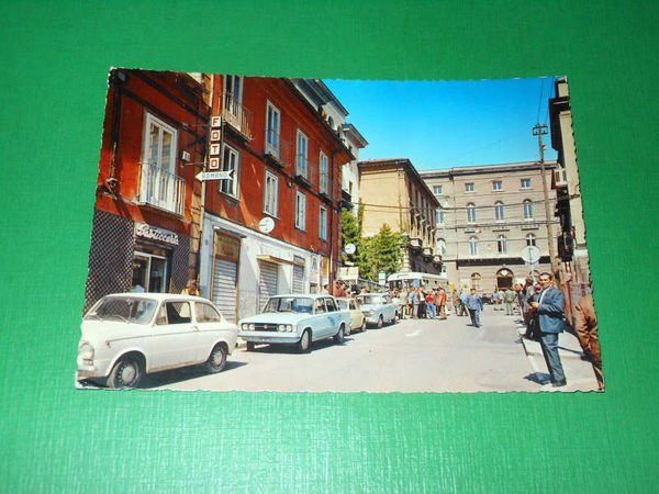Cartolina Potenza - Piazza Matteotti 1975