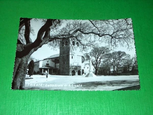 Cartolina Trieste - Cattedrale di S. Giusto 1957
