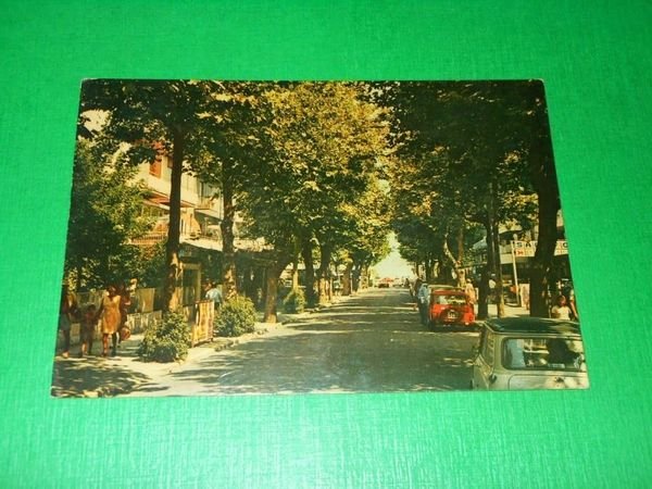 Cartolina Misano Adriatico - Viale della Repubblica 1975