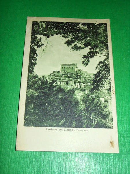 Cartolina Soriano nel Cimino - Panorama 1923