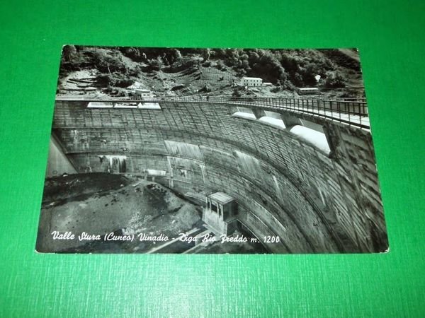 Cartolina Valle Stura ( Cuneo ) - VINADIO - Diga …
