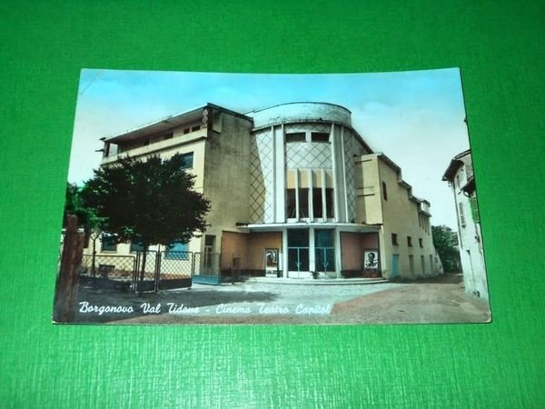 Cartolina Borgonovo Val Tidone - Cinema Teatro Capital 1963