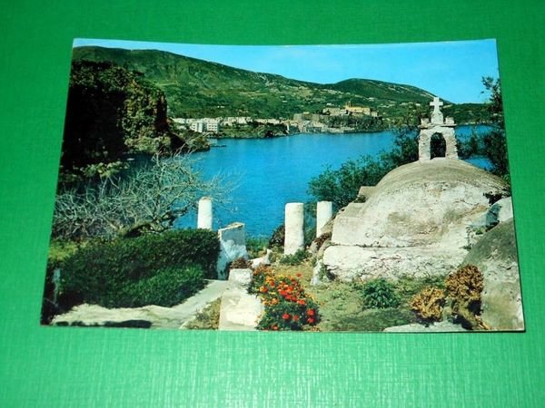 Cartolina Lipari - Villaggio Mediterranèe 1965