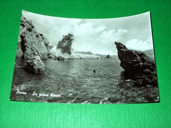 Cartolina Ponza - La piana bianca 1960 ca.